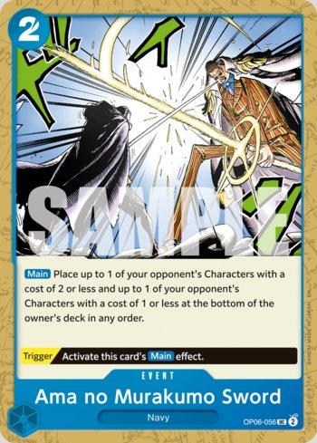 Ama no Murakumo Sword (Reprint) · OP06-056