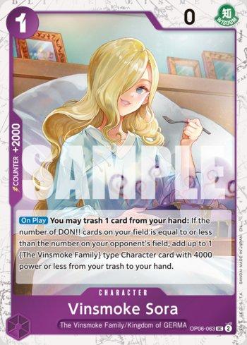 Vinsmoke Sora (Pirate Foil) · OP06-063