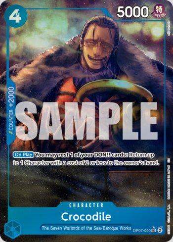 Crocodile (040) (Alternate Art) · OP07-040
