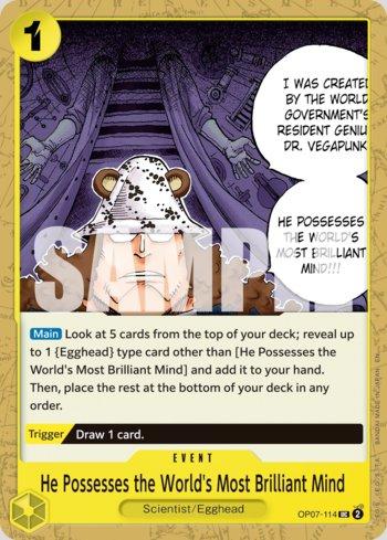 He Possesses the World's Most Brilliant Mind (Reprint) · OP07-114