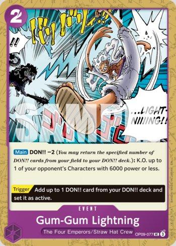 Gum-Gum Lightning (Reprint) · OP09-077