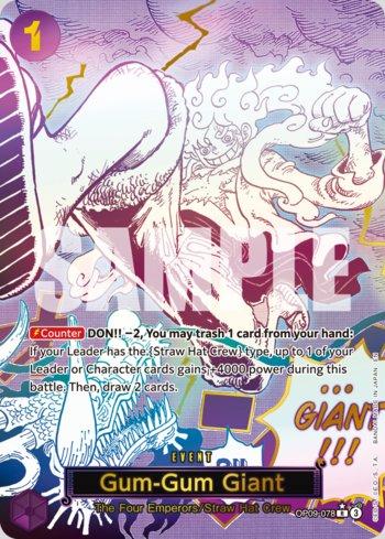 Gum-Gum Giant (Manga) · OP09-078