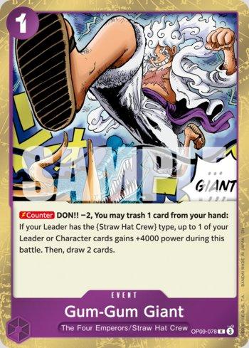 Gum-Gum Giant (Reprint) · OP09-078