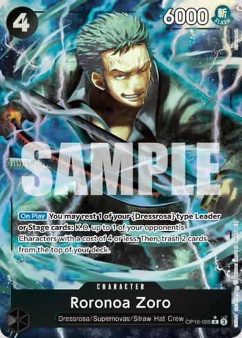 Roronoa Zoro (095) (Alternate Art) · OP10-095