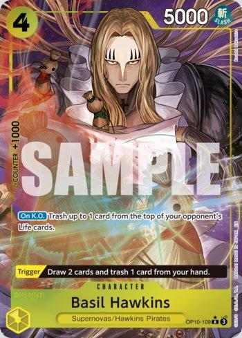 Basil Hawkins (109) (Alternate Art) · OP10-109