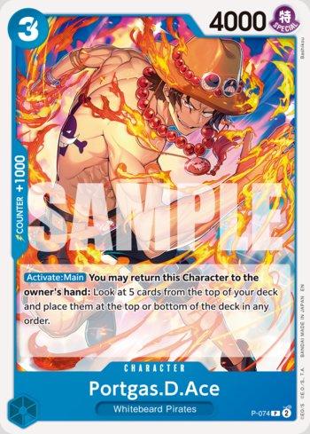 Portgas.D.Ace (074) (Reprint) · P-074