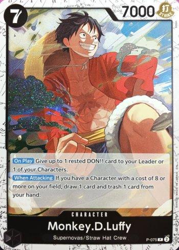 Monkey.D.Luffy (075) (Pirate Foil) · P-075