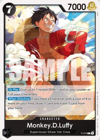 Monkey.D.Luffy (075) (Reprint) · P-075