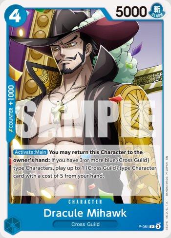 Dracule Mihawk (081) (Reprint) · P-081