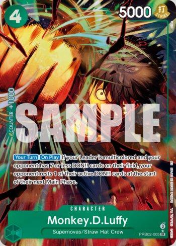 Monkey.D.Luffy (005) (Alternate Art) · PRB02-005