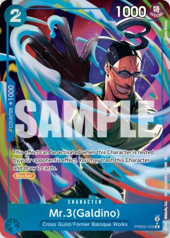 Mr.3(Galdino) (009) (Alternate Art) · PRB02-009