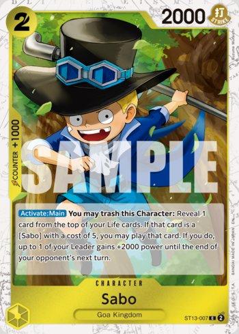 Sabo (007) (Pirate Foil) · ST13-007