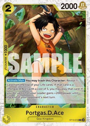 Portgas.D.Ace (010) (Pirate Foil) · ST13-010