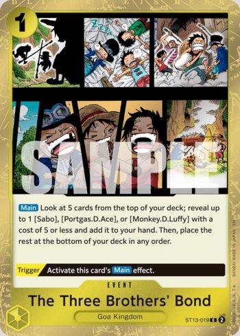 The Three Brothers' Bond (Pirate Foil) · ST13-019