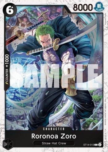 Roronoa Zoro (013) (Pirate Foil) · ST14-013