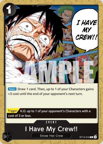 I Have My Crew!! (Reprint) · ST14-016