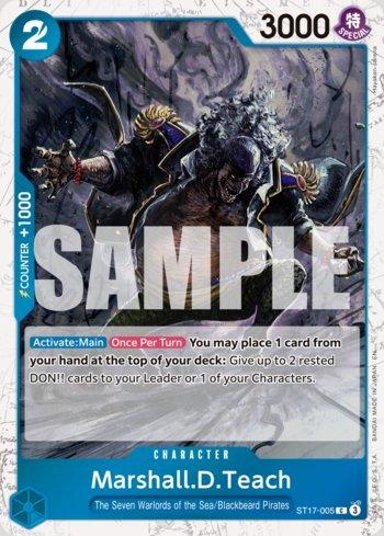 Marshall.D.Teach (005) (Pirate Foil) · ST17-005