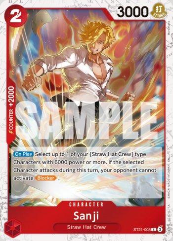 Sanji (003) (Pirate Foil) · ST21-003