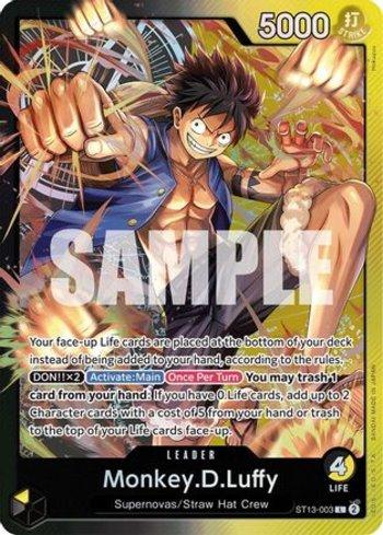 Monkey.D.Luffy (003) · ST13-003