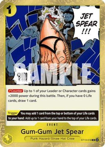 Gum-Gum Jet Spear · ST13-018