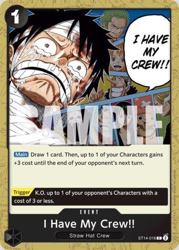 I Have My Crew!! · ST14-016