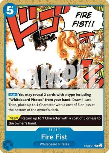 Fire Fist · ST22-017