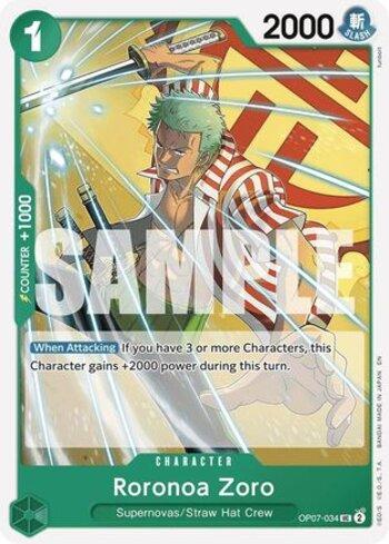 Roronoa Zoro (Reprint) · OP07-034