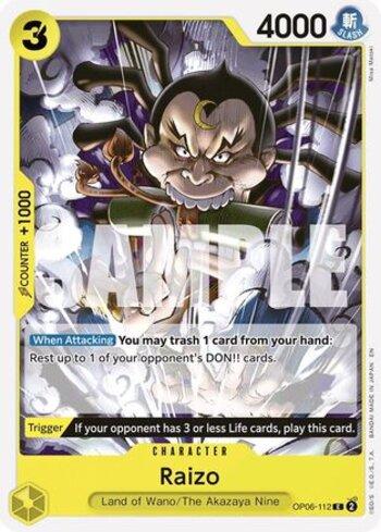 Raizo (Reprint) · OP06-112