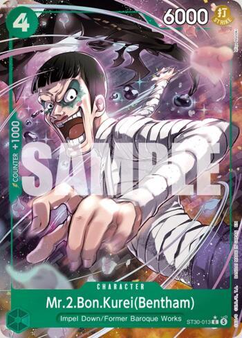 Mr.2.Bon.Kurei(Bentham) (Full Art) · ST30-013