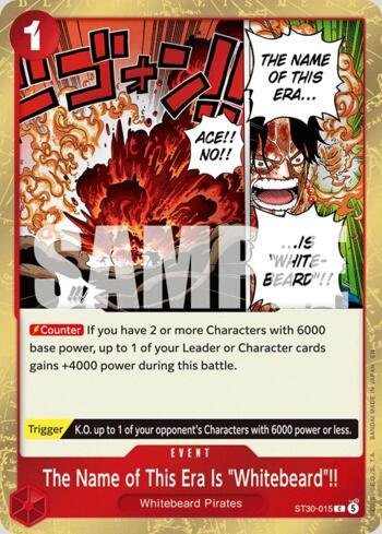 The Name of This Era Is "Whitebeard"!! · ST30-015