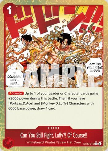 Can You Still Fight, Luffy?! Of Course!! (Parallel) · ST30-016