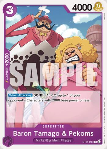 Baron Tamago & Pekoms · ST34-005