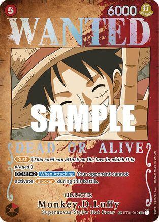 Monkey.D.Luffy (Wanted Poster) · ST01-012