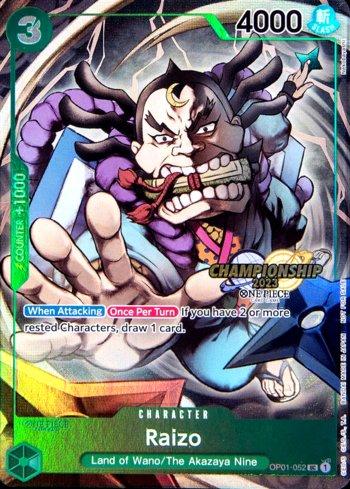 Raizo (Reprint) · OP01-052