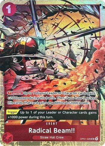 Radical Beam!! (Textured Foil) · OP01-029