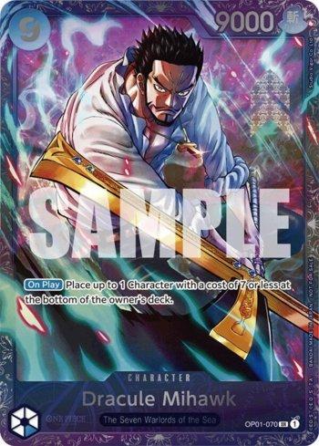 Dracule Mihawk (070) (Reprint) · OP01-070