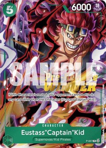 Eustass"Captain"Kid (OP07 Pre Release Tournament) [Winner] · P-067