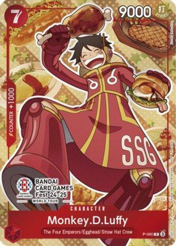 Monkey.D.Luffy (Bandai Card Games Fest 24 25) · P-080