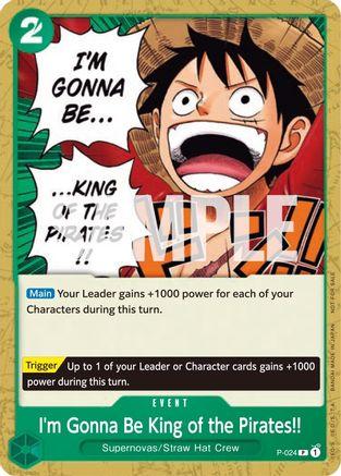 I'm Gonna Be King of the Pirates!! · P-024