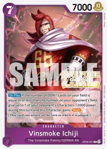 Vinsmoke Ichiji (061) (Alternate Art) · OP06-061
