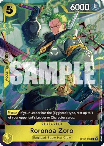 Roronoa Zoro (113) · OP07-113