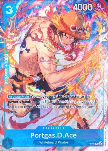 Portgas.D.Ace (074) (Reprint) · P-074