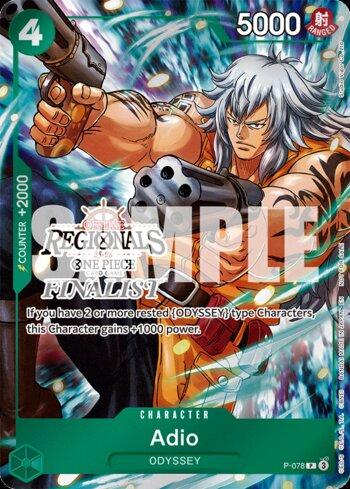 Adio (Pirate Foil) · P-078
