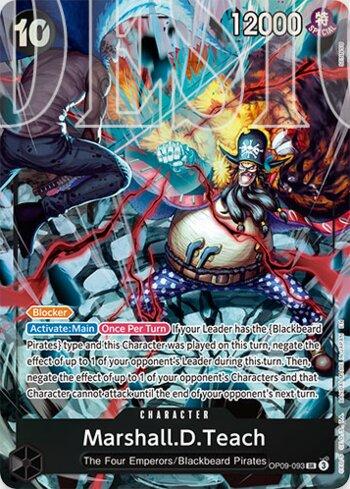 Marshall.D.Teach (093) (Wanted Poster) · OP09-093