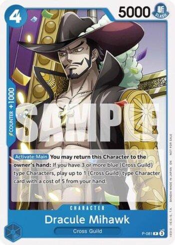 Dracule Mihawk (081) (Reprint) · P-081