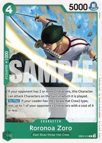 Roronoa Zoro · EB02-019