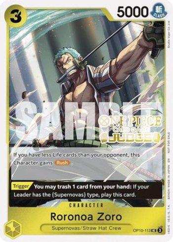 Roronoa Zoro (113) · OP10-113