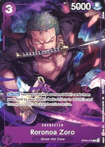 Roronoa Zoro (Reprint) · OP09-076