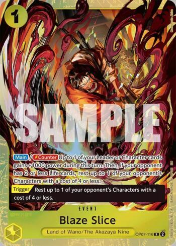 Blaze Slice (Reprint) · OP07-116