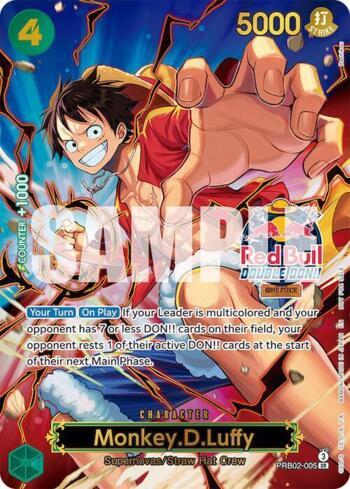 Monkey.D.Luffy (005) (Alternate Art) · PRB02-005
